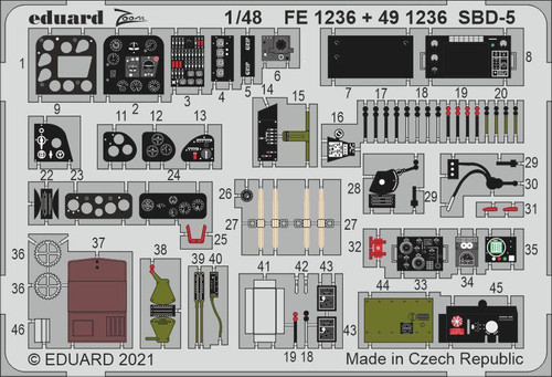 (SO) 1/48 Eduard SBD5 for Revell (Pre-Painted)