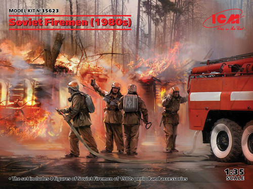 (SO) 1/35 ICM Soviet Firemen (1980s)