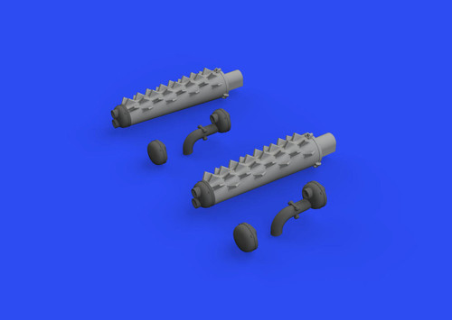 (SO) 1/48 Eduard Beaufighter Exhausts for Tamiya (Resin)