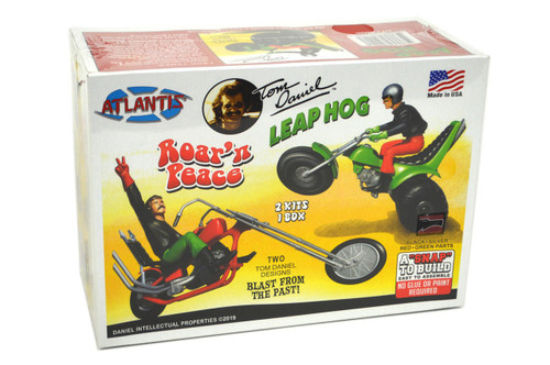 (SO) 1/32 Atlantis Models Tom Daniel's Roar N Peace Motorcycle & Leap Hog 3 Wheeler (Snap) (formerly Monogram)