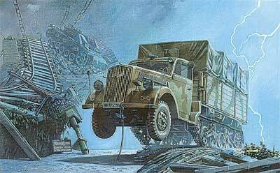 (SO) 1/72 Roden Opel Blitz Maultier Semi-Truck