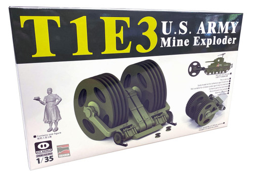 (SO) 1/35 Pig Models T1E3 US Army Mine Exploder for Sherman