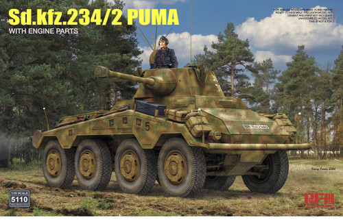 (SO) 1/35 Ryefield Model Sd.Kfz.234/2 PUMA
