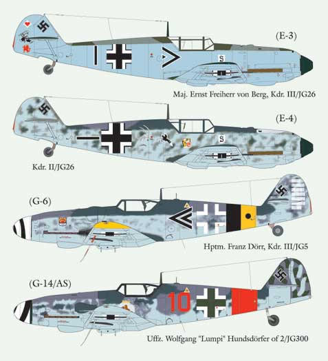 (SO) 1/48 Lifelike Decals Me 109 p-4