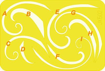 (SO) 1/32 Eduard Mask Spinner spirals