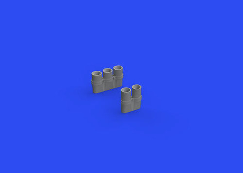 (SO) 1/48 Eduard Brassin F6F exhaust stacks for Eduard