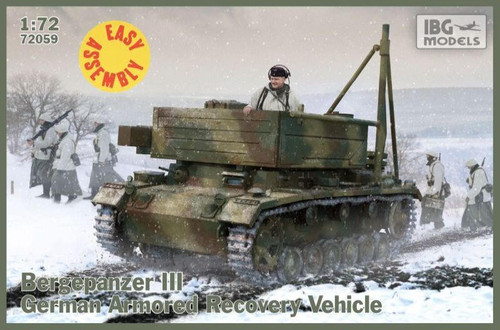 (SO) 1/72 IBG Bergepanzer Iii (Easy Assembly Kit)