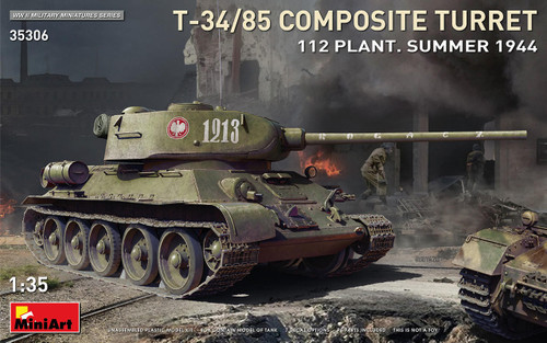 (SO) 1/35 Miniart T-34-85 Composite Turret. 112 Plant. Summer 1944