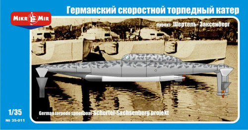 (SO) 1/35 Mikro Mir German Torpedo Speedboat Schertel Sachsenberg
