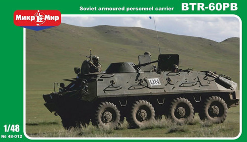 (SO) 1/48 Mikro Mir BTR-60PB Soviet Armored Personnel Carrier