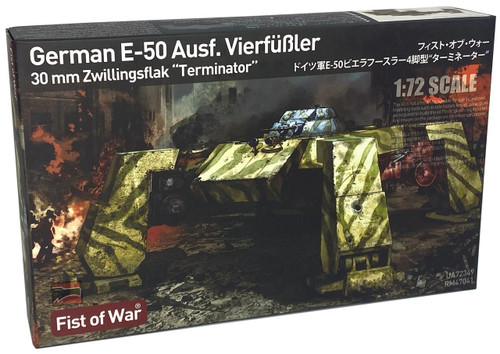(SO) 1/72 Fist of War German E-50 Zwillingsflak Terminator