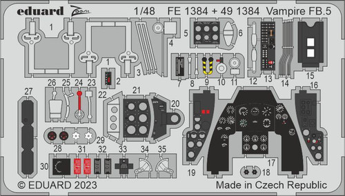 (SO) 1/48 Eduard Vampire FB.5 491384