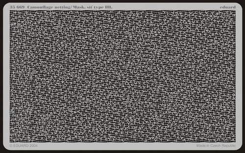 (SO) 1/35 Eduard Camouflage Netting/Masking Set Type III
