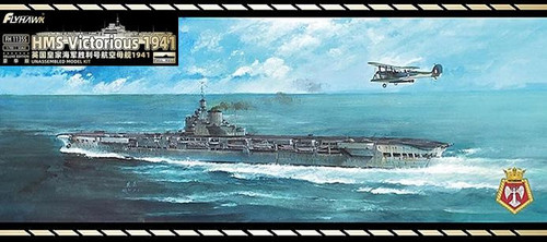 (SO) 1/700 Flyhawk HMS Victorious 1941 DELUXE Plastic Model Kit