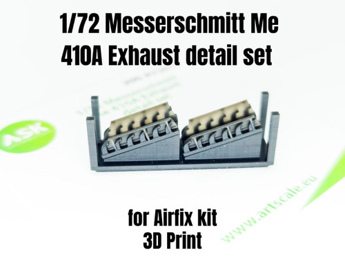 (SO) 1/72 Art Scale Messerschmitt Me 410A Exhaust detail set rec. kit Airfix