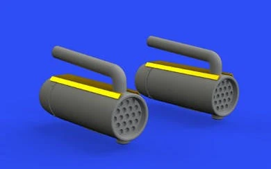 (SO) 1/32 Eduard Bf108 Oil Cooler for EDU (PE. Decals & Resin)