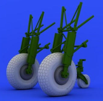 (SO) 1/32 Eduard Mosquito Mk VI Wheels for TAM (Resin)