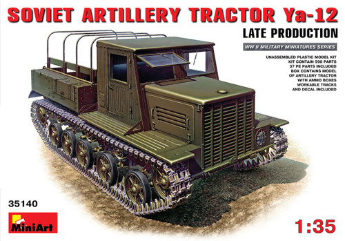 (SO) 1/35 Miniart Ya-12 Late Prod. Soviet Artillery Tractor