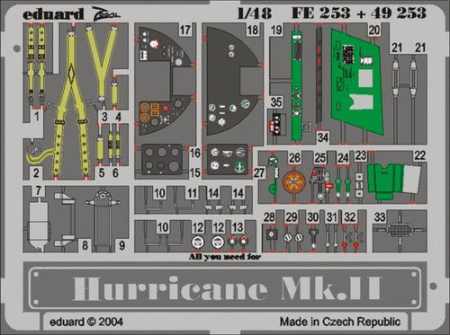 (SO) 1/48 Eduard Hurricane Mk.II for Hasegawa