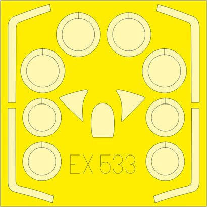 (SO) 1/48 Eduard Mask T-33A for Great Wall Hobby