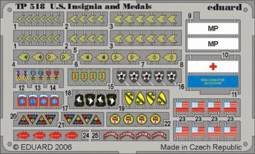 (SO) 1/35 Eduard US Insignia and Medals WWII