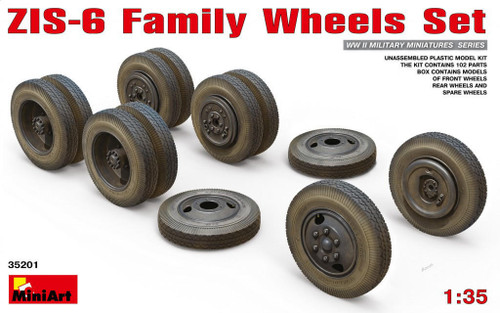 (SO) 1/35 Miniart ZIS-6 Family Wheels Set