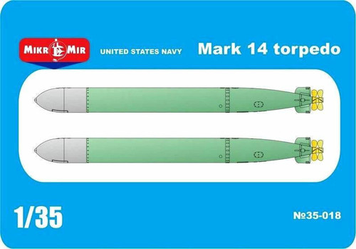 (SO) 1/35 Mikro Mir US Navy Mark 14 torpedo