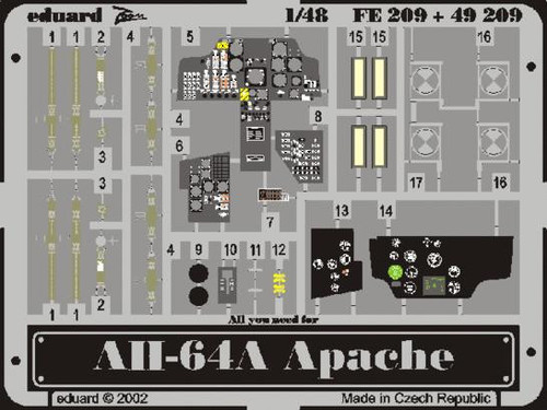 (SO) 1/48 Eduard AH-64A for Hasegawa