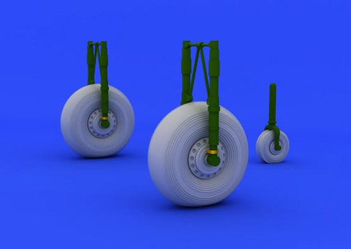 (SO) 1/72 Eduard Lancaster Wheels for AIR (Resin)
