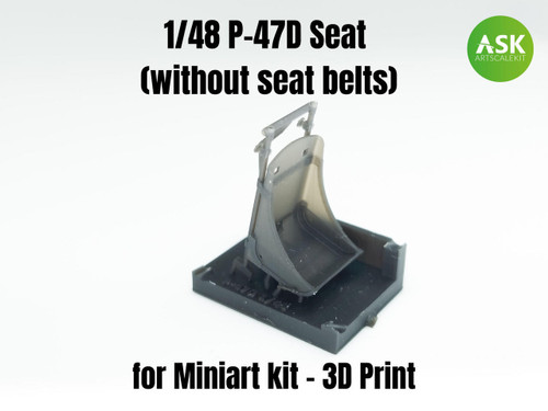 (SO) 1/48 Art Scale P-47D Seat (without seat belts)