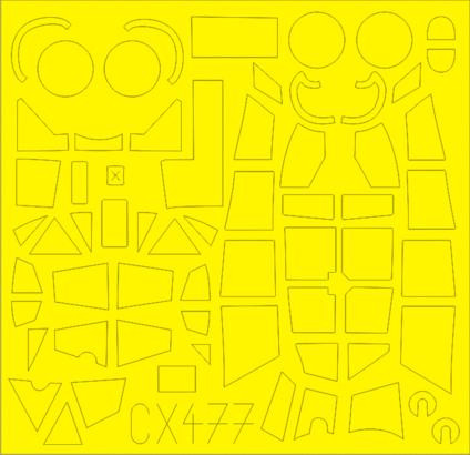 (SO) 1/72 Eduard Mask Do 17Z-2 for ICM