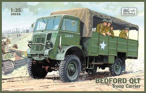 (SO) 1/35 IBG Bedford QLT Troop Carrier Plastic Model Kit