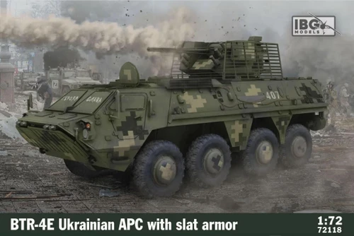 (SO) 1/72 IBG BTR Ukraine APC w/slot armor