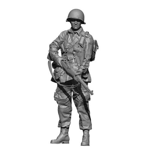 (SO) 1/48 H3 Models WWII US Paratrooper Rifleman - 3D Printed Figure