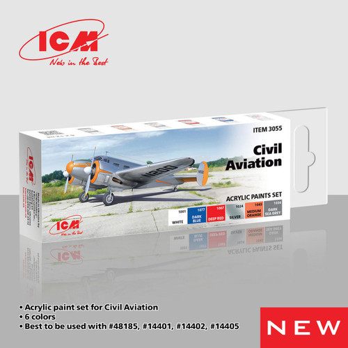 (SO) ICM Paint Set for Civil Aviation