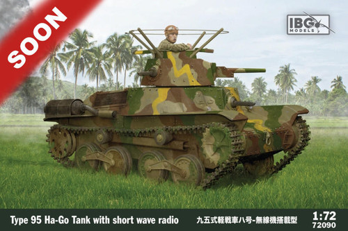 (SO) 1/72 IBG Type 95 Ha-Go Japanese tank short wave R