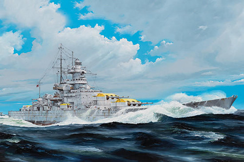 (SO) 1/200 Trumpeter Gneisenau German Battleship Plastic Model Kit