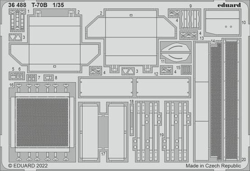 (SO) 1/35 Eduard T-70B for Zvezda