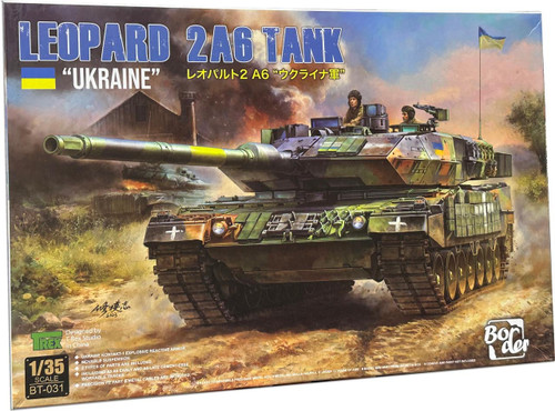 (SO) 1/35 Border Model Leopard 2A6 Tank Ukraine