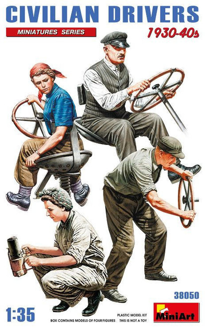 (SO) 1/35 Miniart Civilian Drivers 1930-40s
