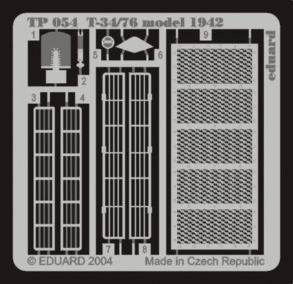 (SO) 1/35 Eduard T-34/76 Model 1942for Tamiya