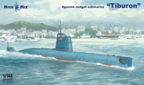 (SO) 1/144 Mikro-Mir Spanish Submarine Tiburon
