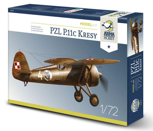 (SO) 1/72 ARMA Hobby PZL P.11c Kresy Model Kit