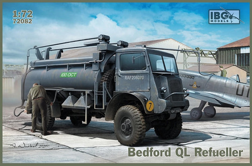 (SO) 1/72 IBG Bedford QL Refueller Plastic Model Kit