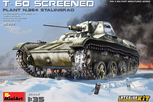 (SO) 1/35 Miniart T-60 Screened Plant N.264 Stalingrad w/Interior