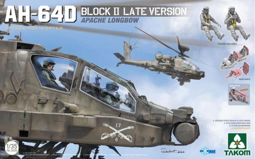(SO) 1/35 Takom AH-64D Block II Late Version Plastic Model Kit
