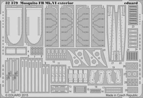 (SO) 1/32 Eduard Mosquito FB Mk.VI exterior for Tamiya