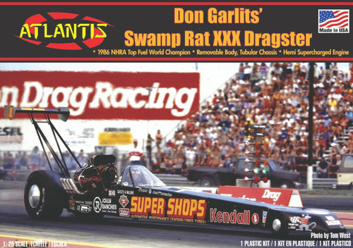 (SO) 1/25 Atlantis Models Don Garlits Swamp Rat XXX Dragster