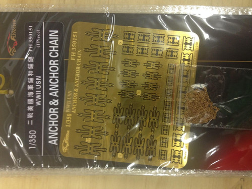 (SO) 1/350 Flyhawk Models WWII USN Anchors & Anchor Chain