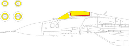 (SO) 1/72 Eduard MiG-29 9-19 SMT CS657 Masks